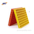 Utilizou amarelo FRP Chemgrate Catwalk Fiberglass Golded Gring